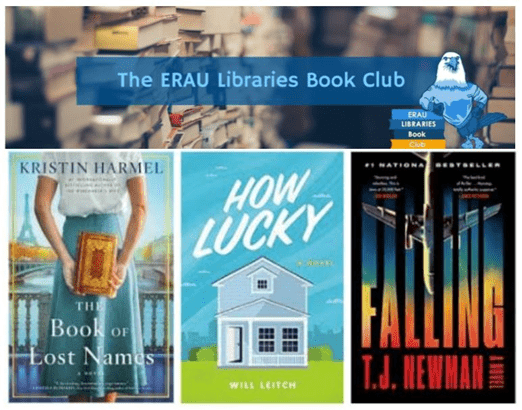 The ERAU Libraries Book Club Spring 2022 Books