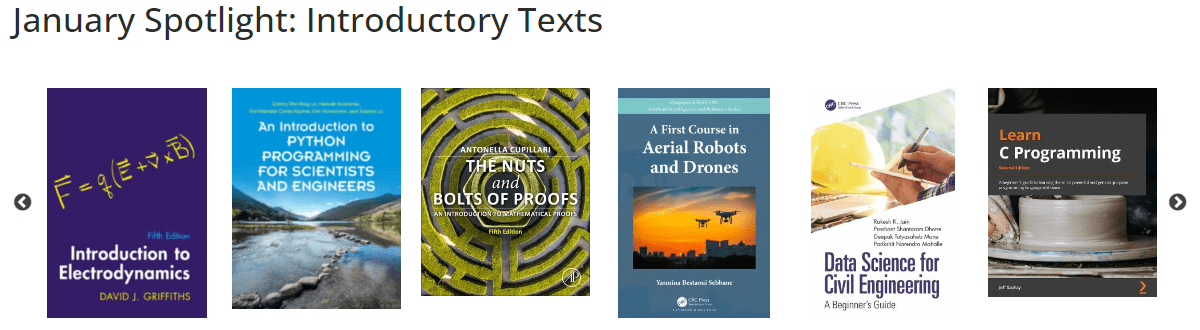 Monthly Spotlight: Introductory Texts