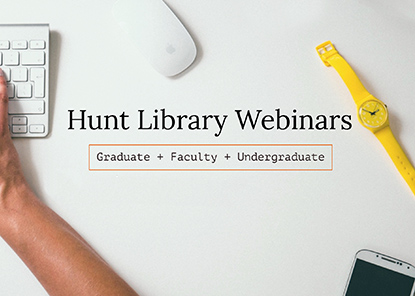 Hunt Library Webinars